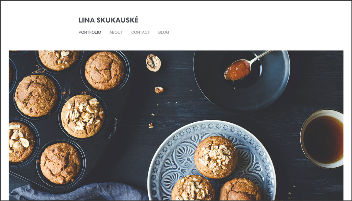 Lina Portfolio Template for Internships